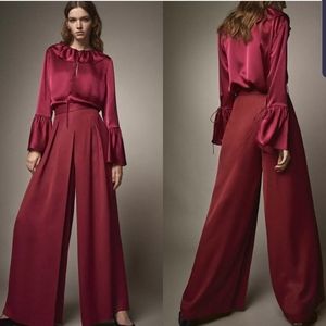 NWT Massimo Dutti palazzo wide leg pant